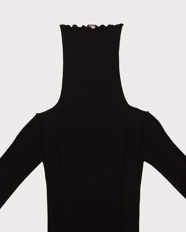 OMATO TURTLE NECK - BLACK