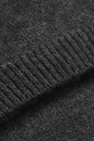 LUCY KNIT SWEATER - DARK GREY