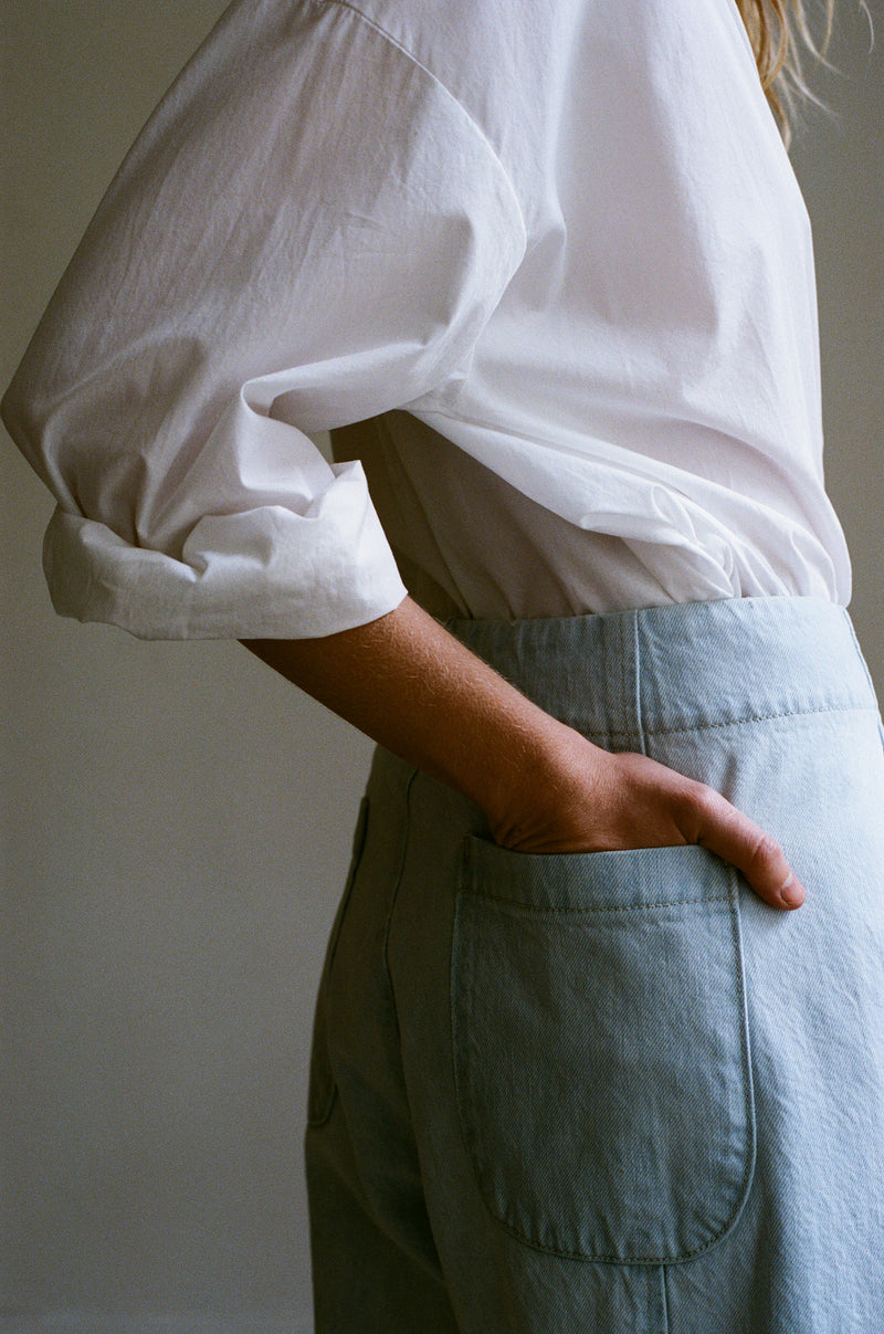 STUDIO SHIRT COTTON - SALT