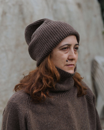 MEA BEANIE - BUREL BROWN