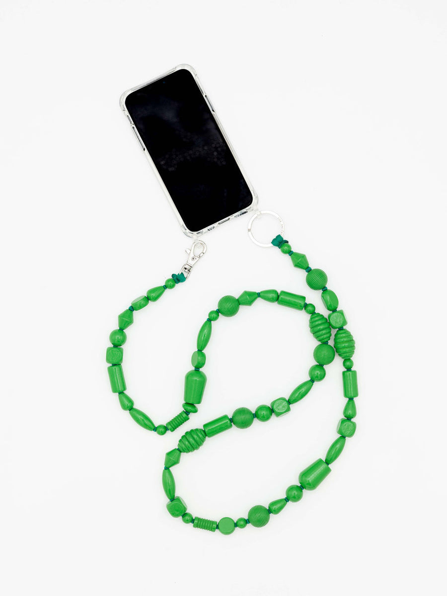HANDYKETTE PHONE NECKLACE - BUNTER MIX - GREEN