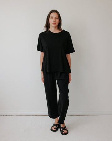 BOXY TEE - BLACK