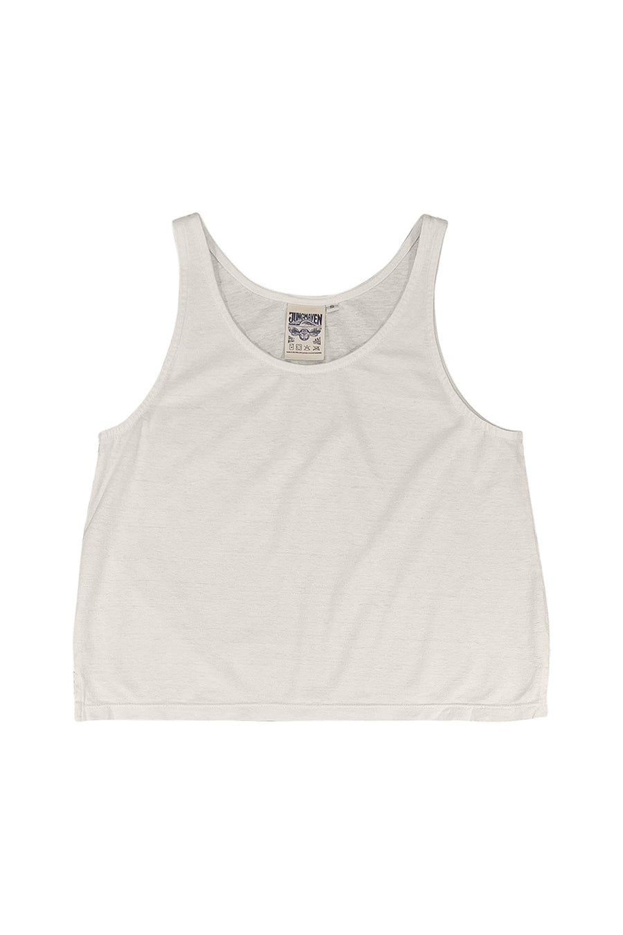 CROPPED TANK TOP - WASHED WHITE