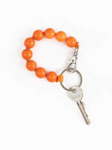 SHORT KEYHOLDER - BIG PERLEN - NEON ORANGE