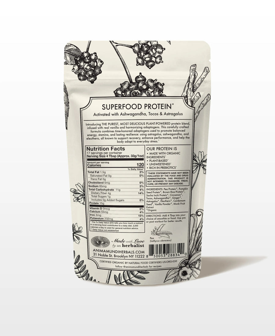 VANILLA CHAI PROTEIN - SUPERFOOD POWDER