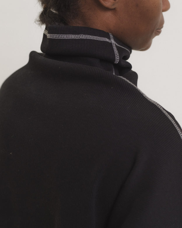 CAMER TURTLENECK - BLACK