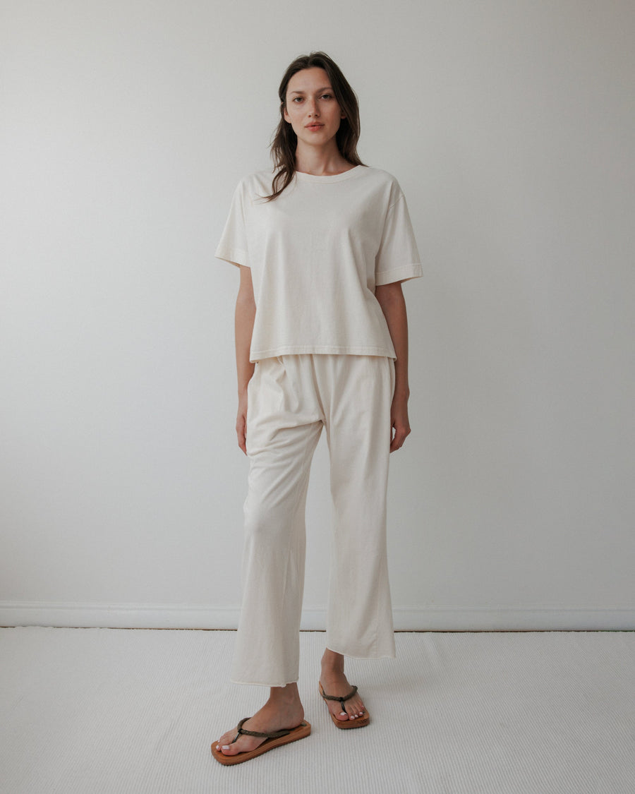 BOXY TEE - NATURAL