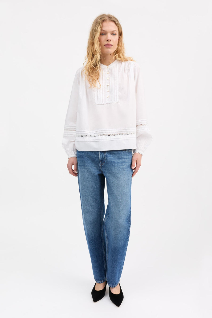 LEAF SHIRT - OPTIC WHITE