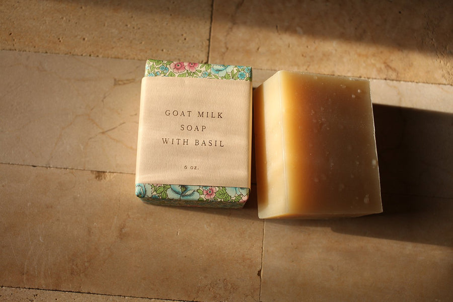 GOAT MILK SOAP & BASIL