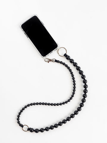 DOPPELHANDYKETTE LONG - BLACK
