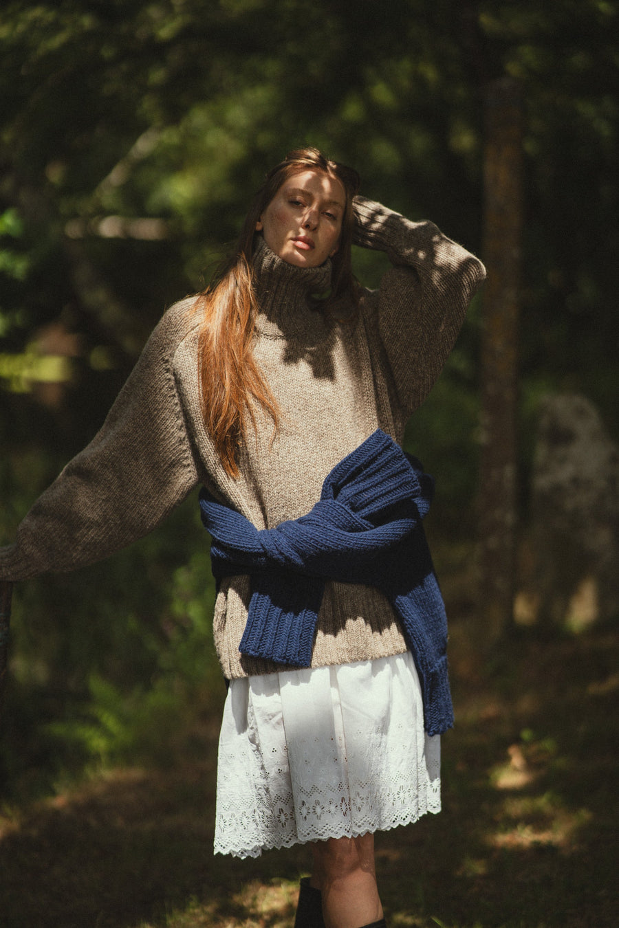 OVERSIZED RINGO SWEATER - DARK GREY MELANGE