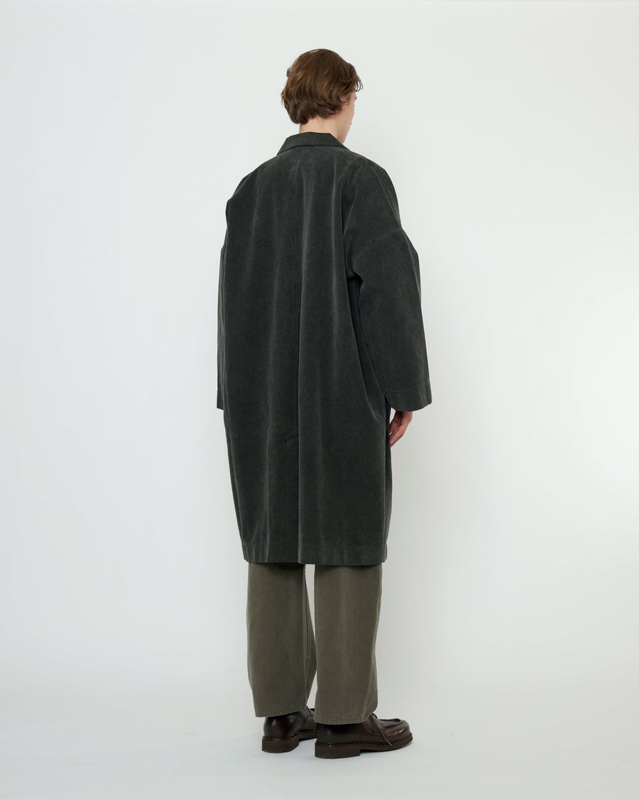 OVERSIZED BLAZER COAT  - WASHED BLACK