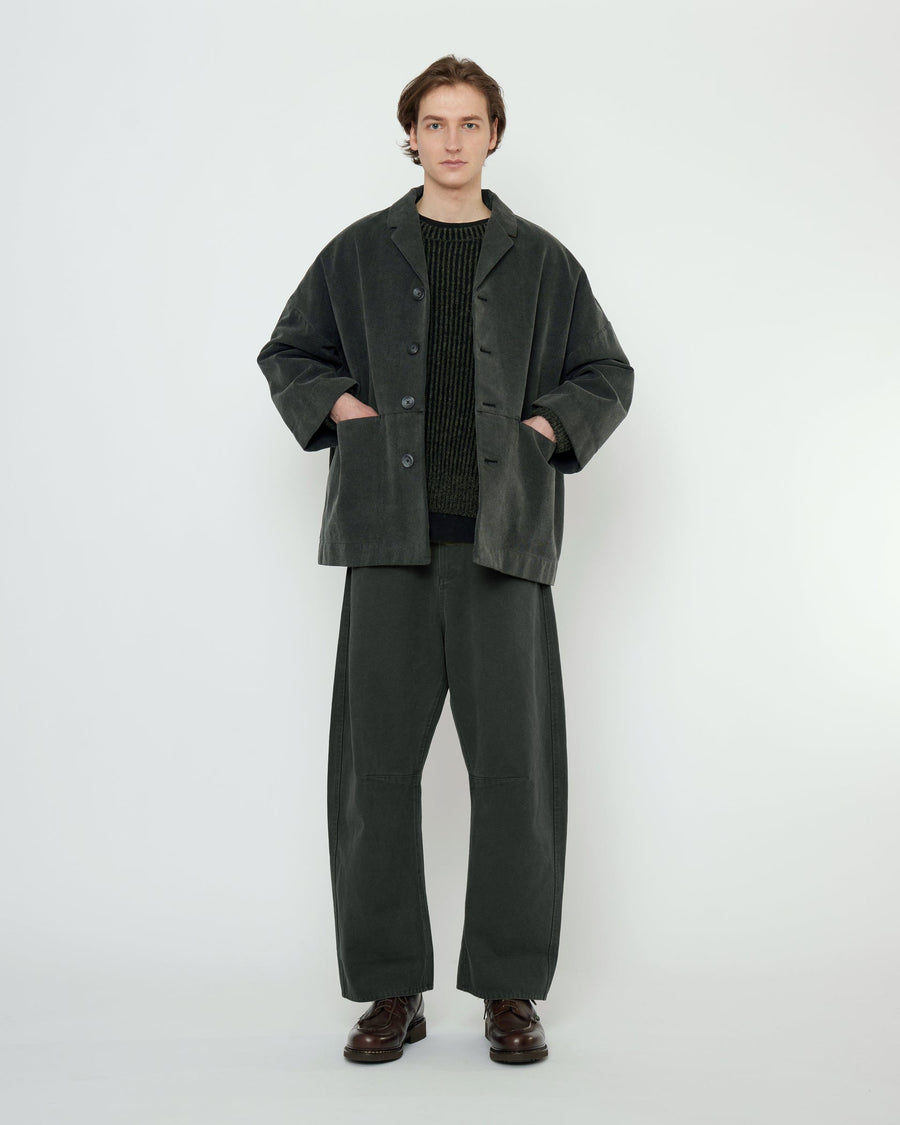 OVERSIZED BLAZER  - WASHED BLACK