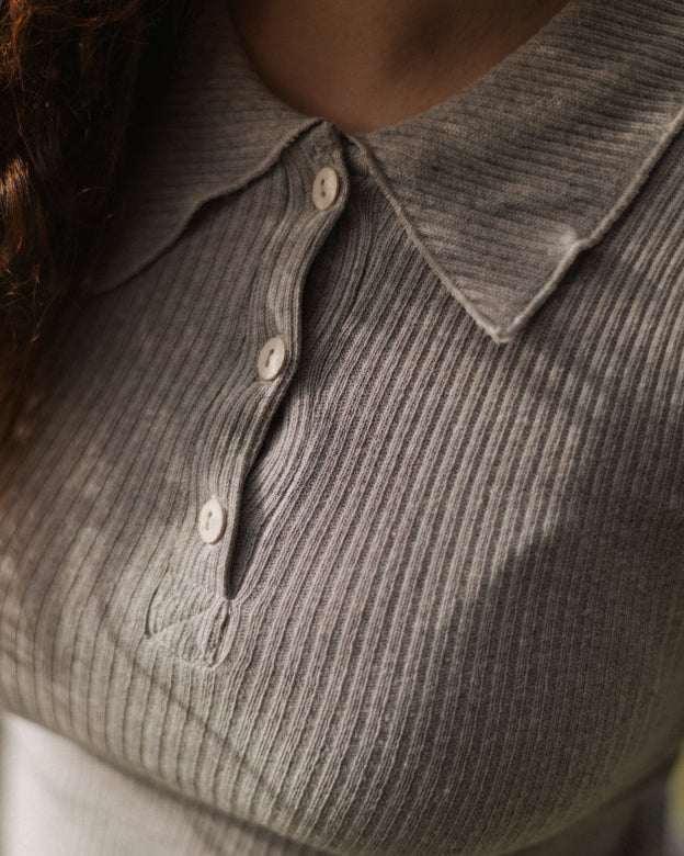 DUAL LONGLSEEVE TEE - GREY MELANGE