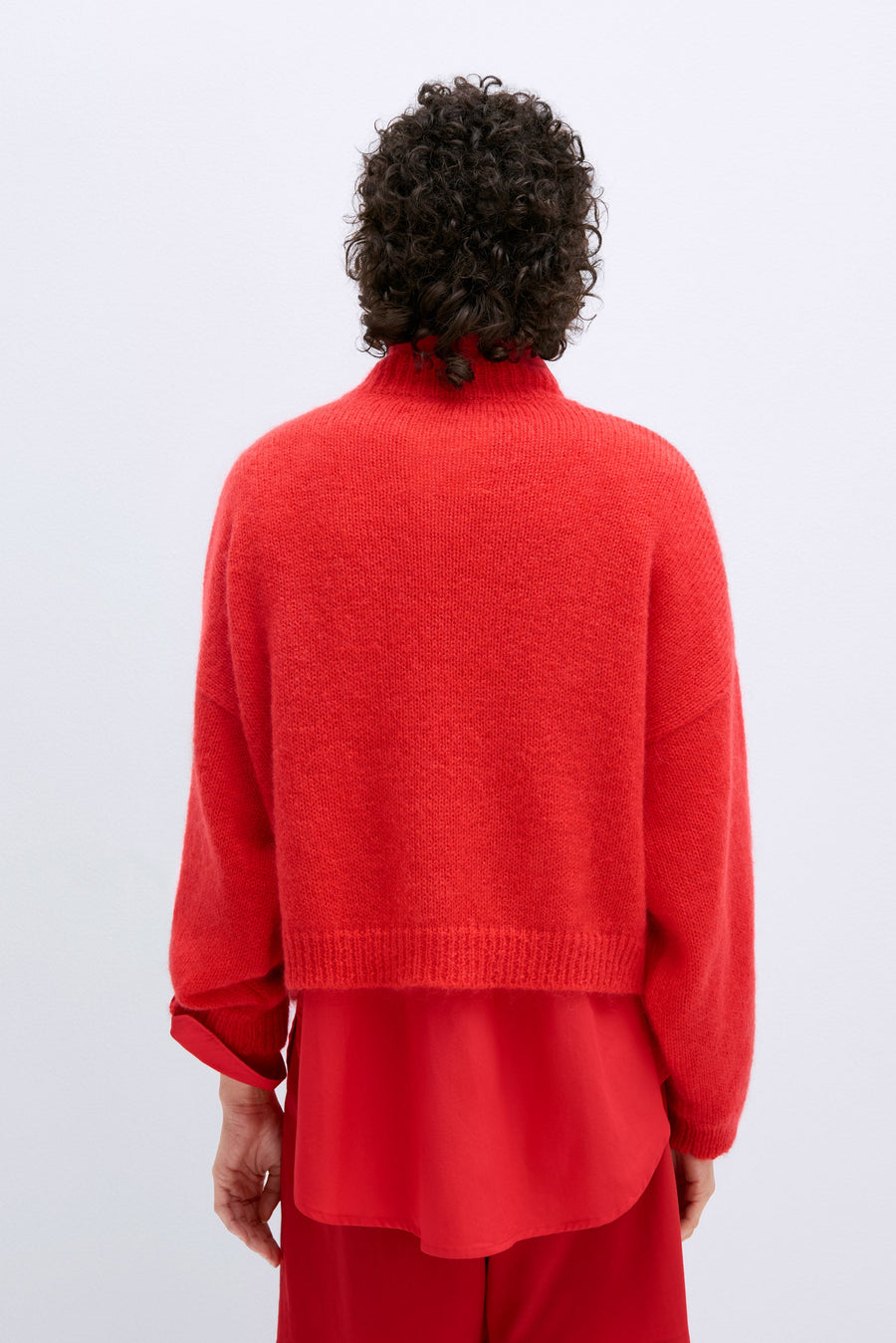 MOHAIR SWEATER - RED