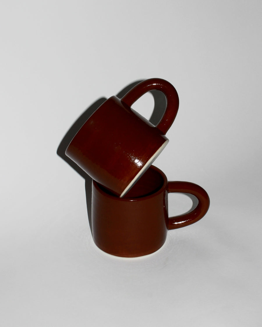 HANDMADE CERAMIC MUG - CHOCOLATE