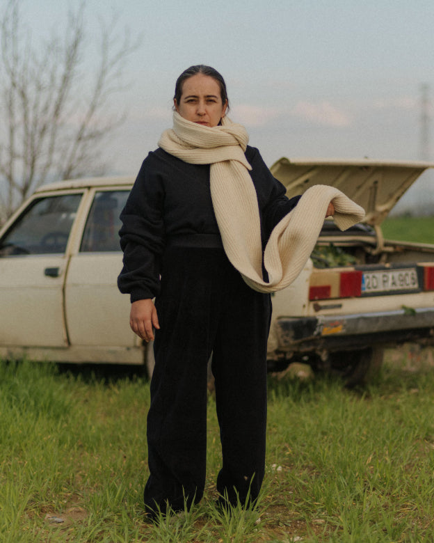 MEA SCARF - CHAUME SAND