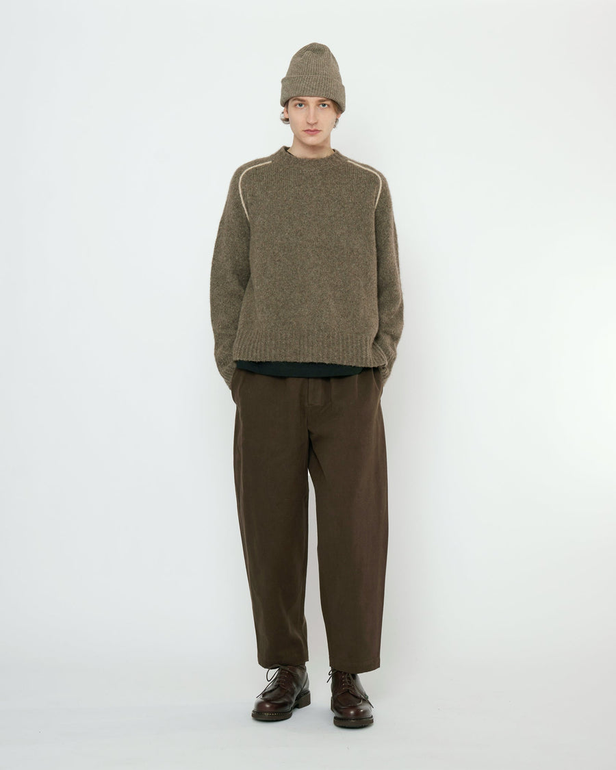 YAK WOOL BEANIE - TAUPE