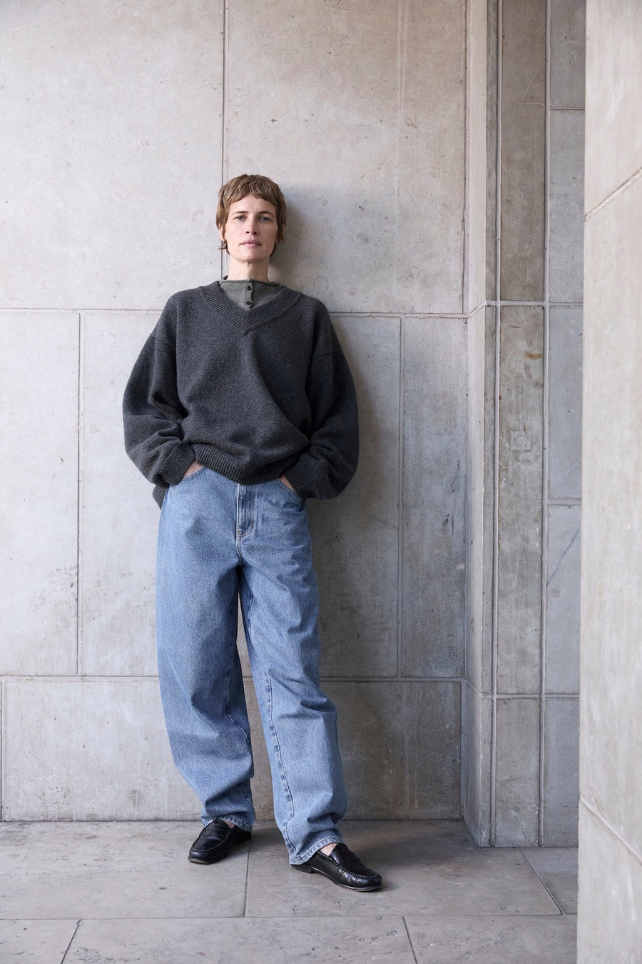 SLOAN VNECK - CHARCOAL - COMING SOON!