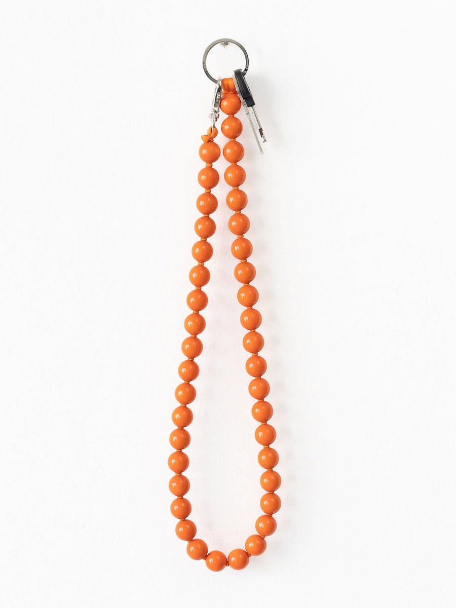 LONG KEYHOLDER - BIG PERLEN - NEON ORANGE