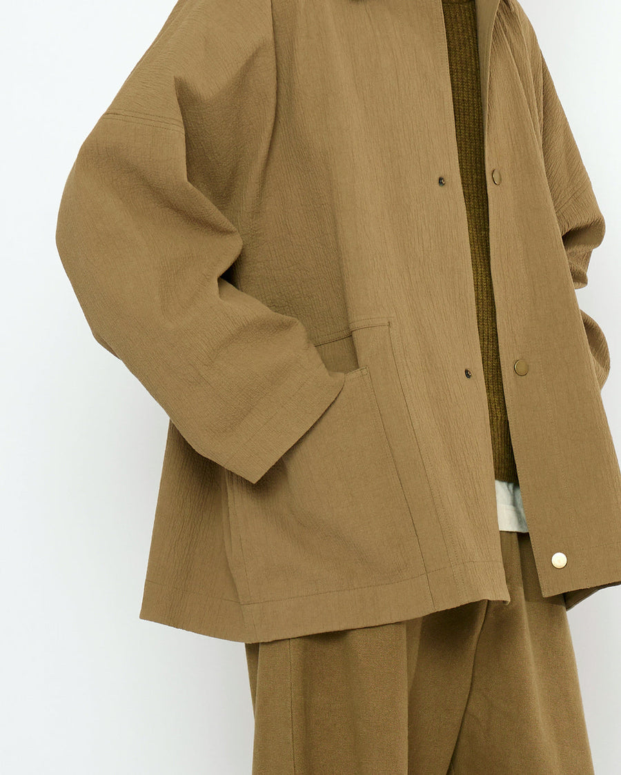 POCKETS SHIRT JACKET - KELP