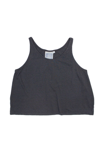 CROPPED TANK TOP - WASHED BLACK