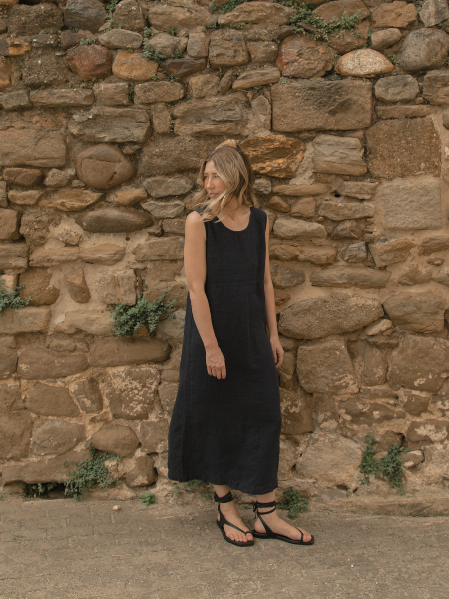 HEIDI DRESS - NAVY