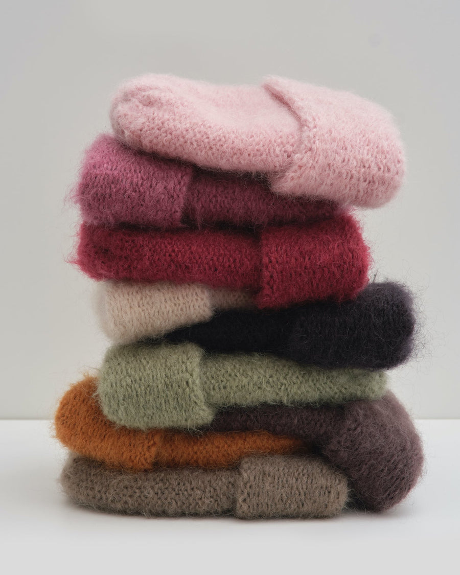 CLOUD MOHAIR BEANIE - COCOA BROWN