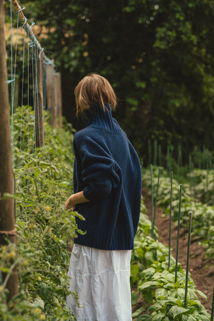 OVERSIZED RINGO SWEATER - MARINO