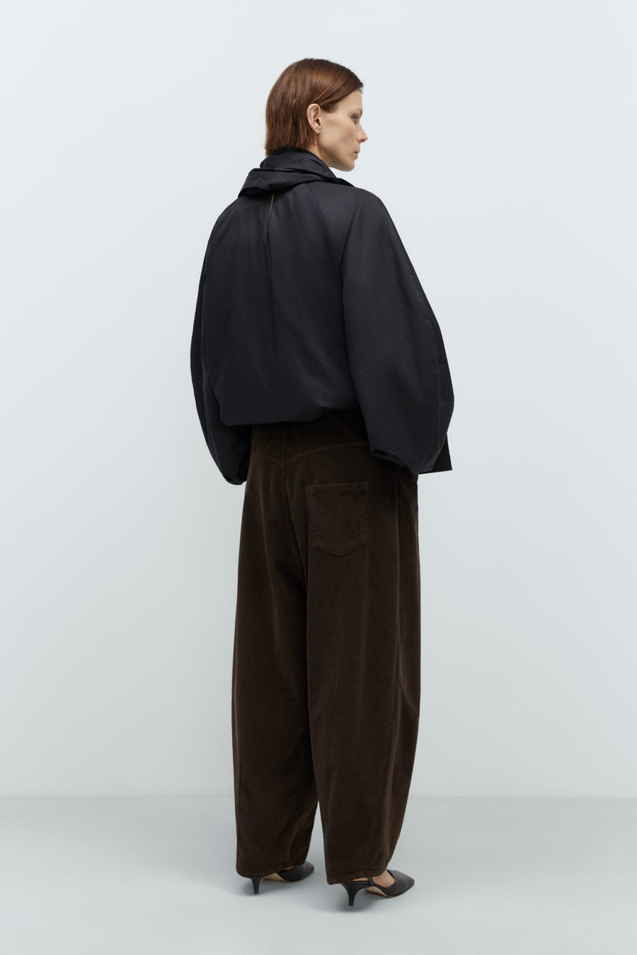 CORDUROY BAGGY PANT - BROWN