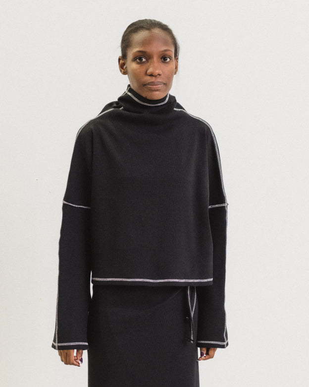 CAMER TURTLENECK - BLACK