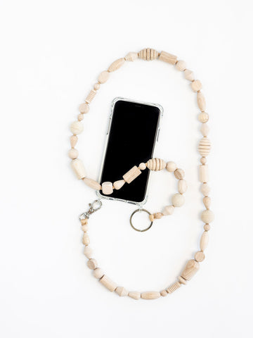 HANDYKETTE PHONE NECKLACE - BUNTER MIX - NATURAL