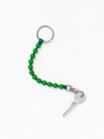 SHORT KEYHOLDER - SMALL PERLEN - GREEN