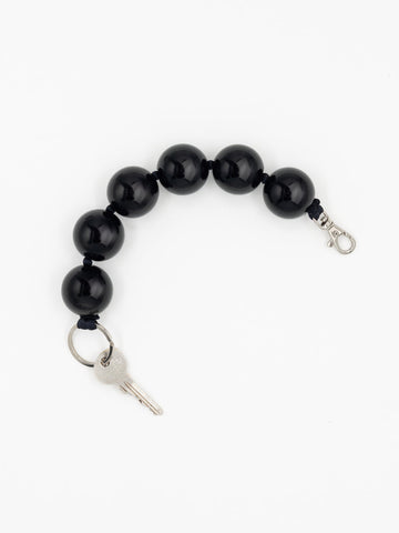 SHORT KEYHOLDER - XL PERLEN - BLACK