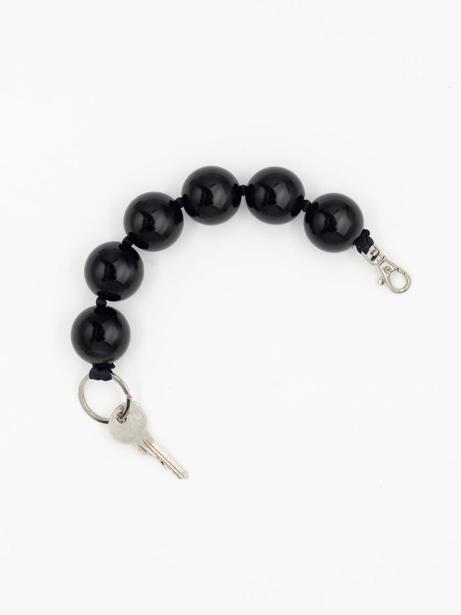 SHORT KEYHOLDER - XL PERLEN - BLACK