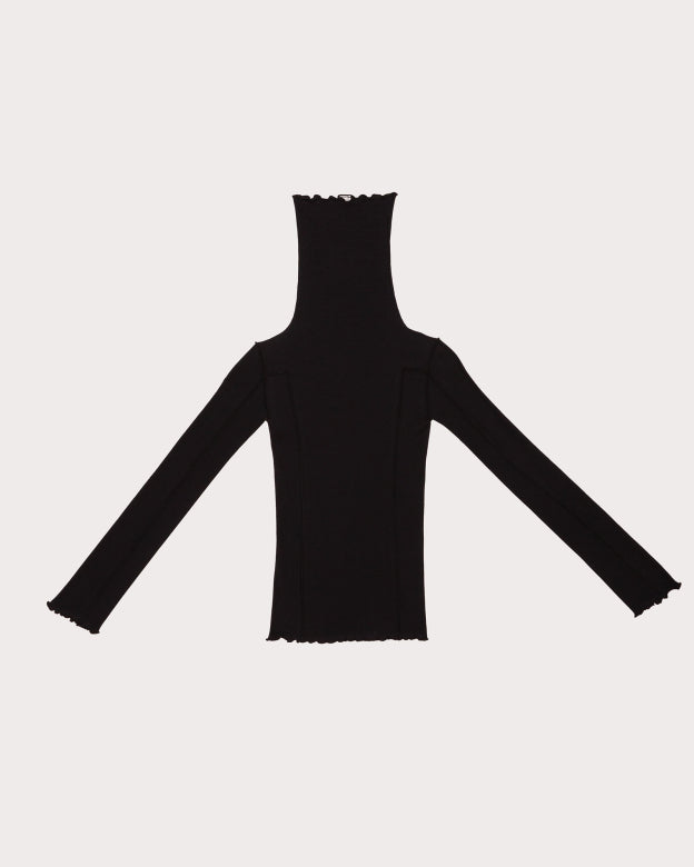 OMATO TURTLE NECK - BLACK