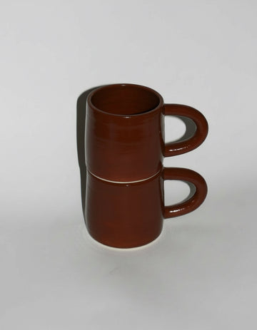 HANDMADE CERAMIC MUG - CHOCOLATE