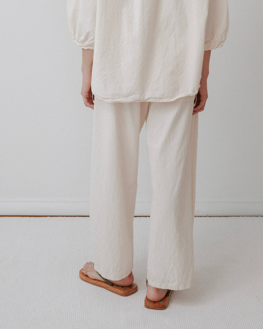 WIDE TROUSER - NATURAL