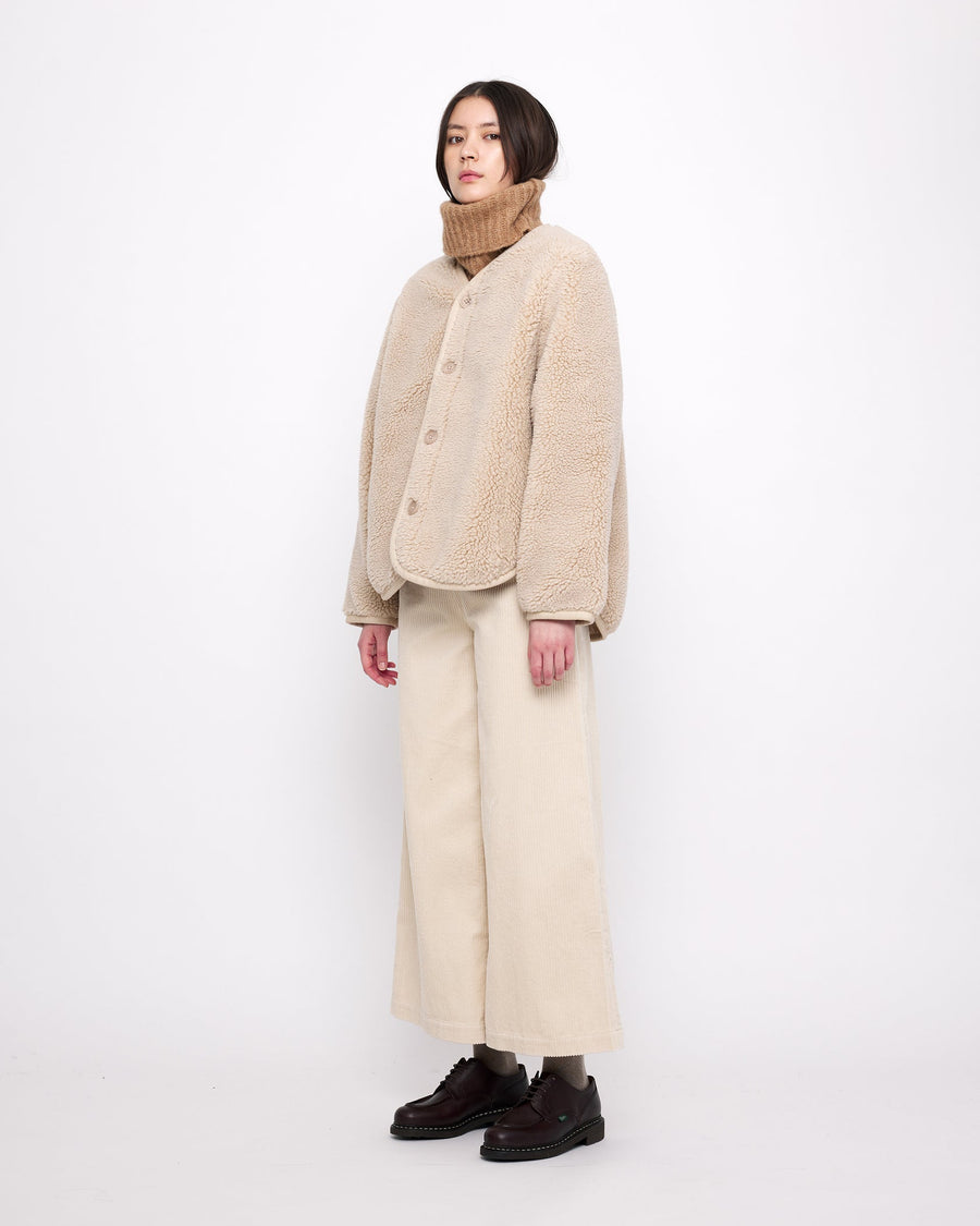 CURLY JACKET - BEIGE