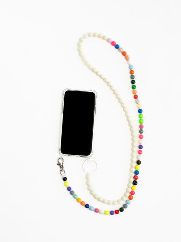 HANDYKETTE PHONE NECKLACE - SMALL PERLEN - MULTIMIX DUO