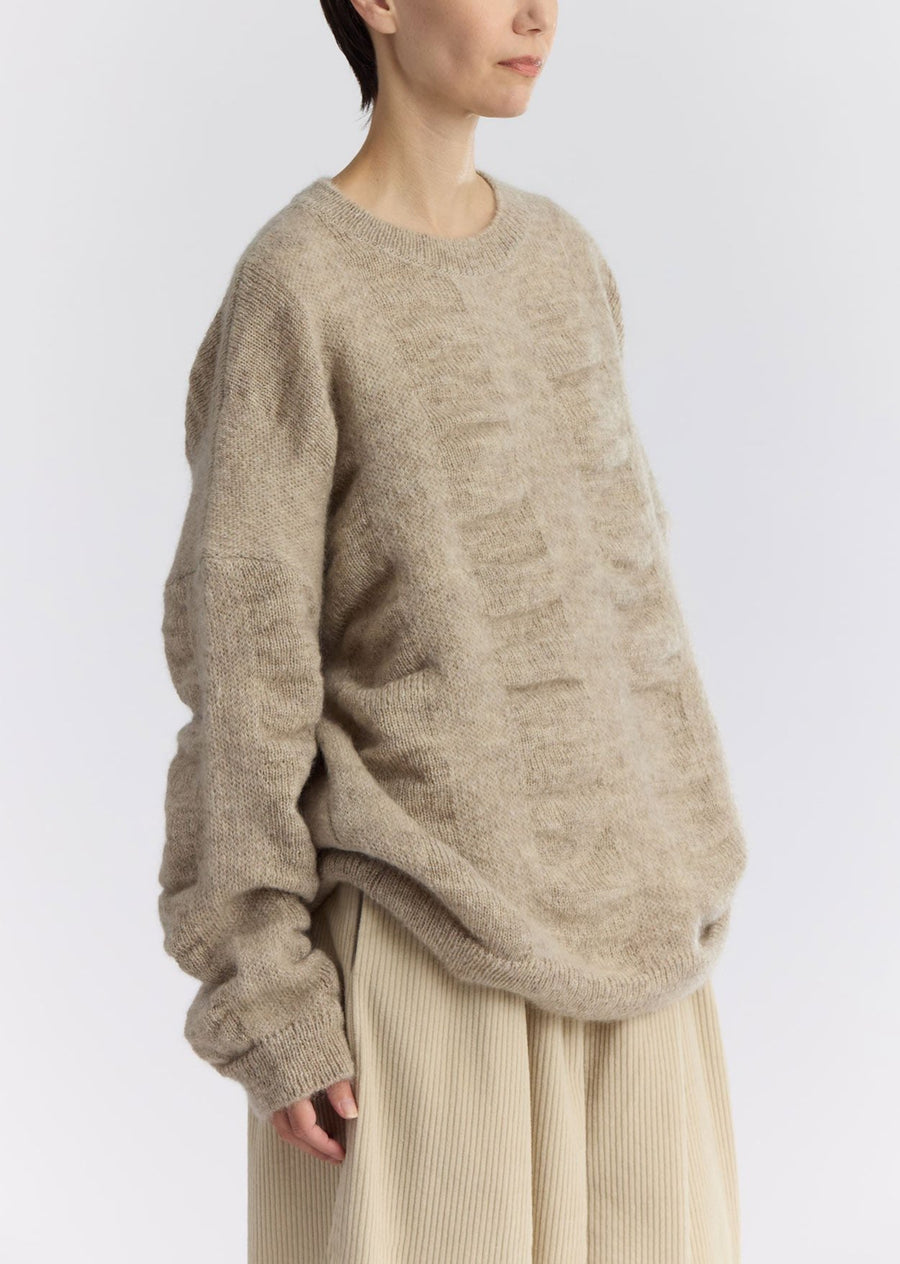 WATERFALL SWEATER - NATURAL