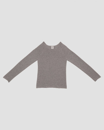 RIM PULLOVER - GREY MELANGE