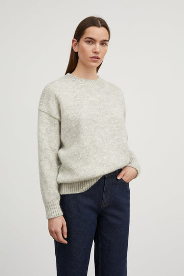 LUCY KNIT SWEATER - SAND