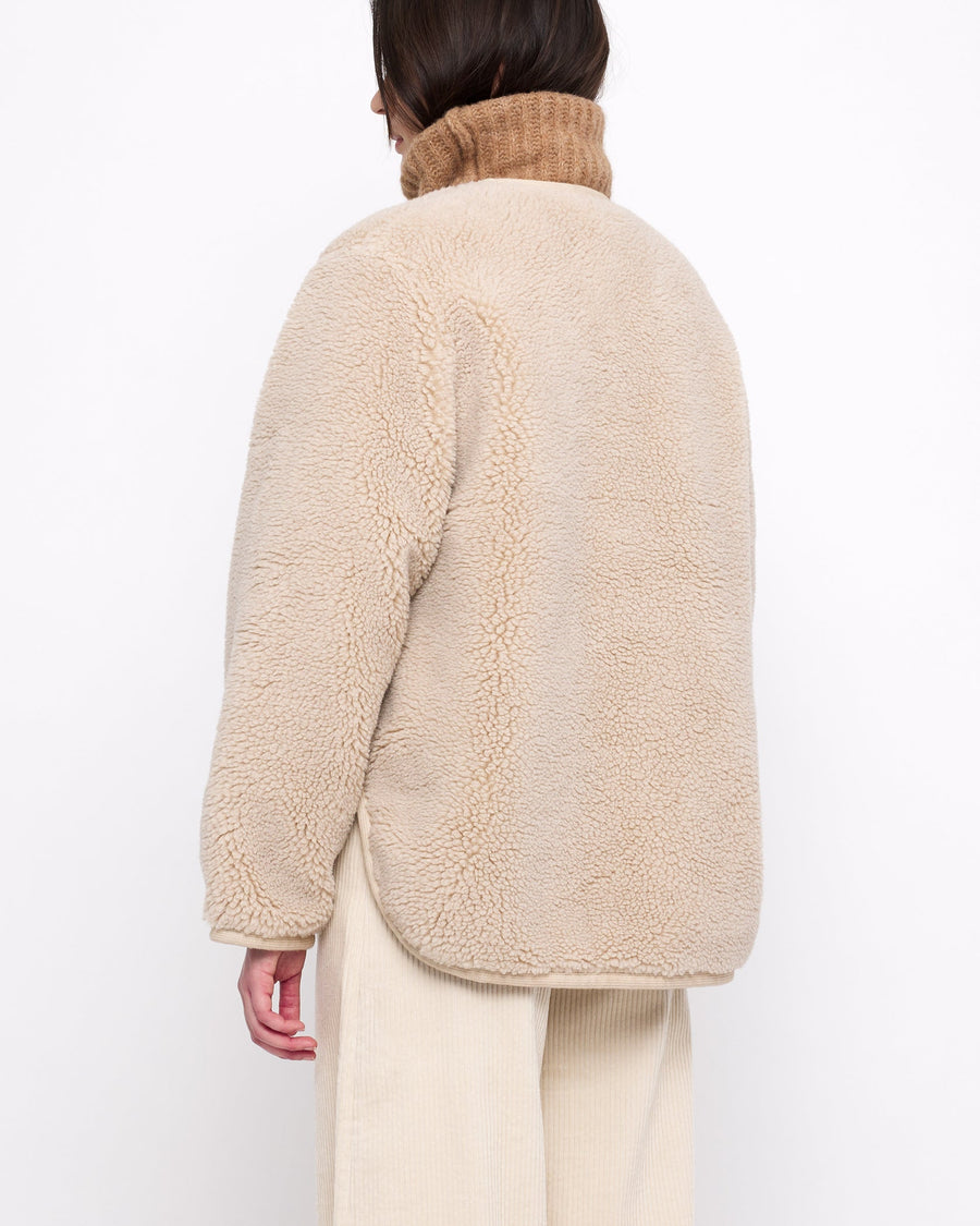 CURLY JACKET - BEIGE