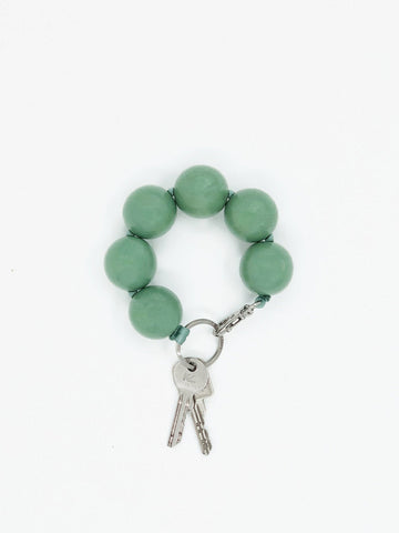 SHORT KEYHOLDER - XL PERLEN - SALVIA