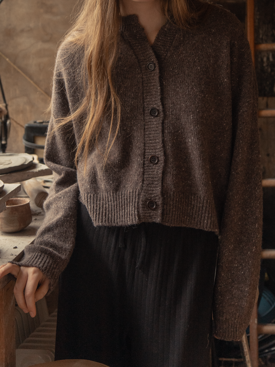 GISELE CARDIGAN - SABLE