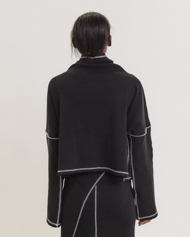 CAMER TURTLENECK - BLACK