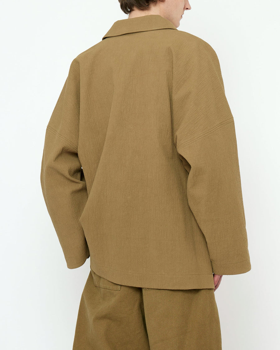 POCKETS SHIRT JACKET - KELP
