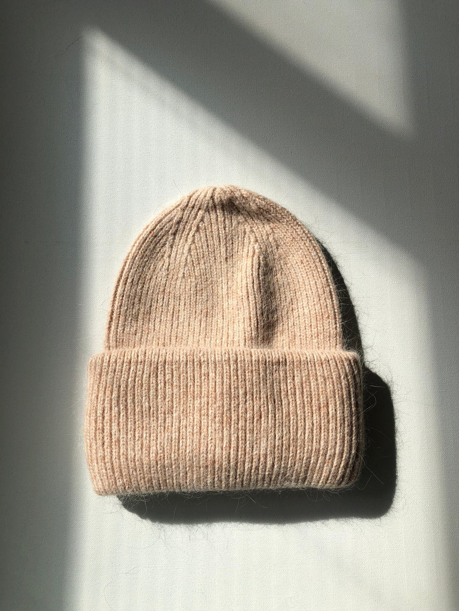 ROYAL ANGORA BEANIE - CAMEL