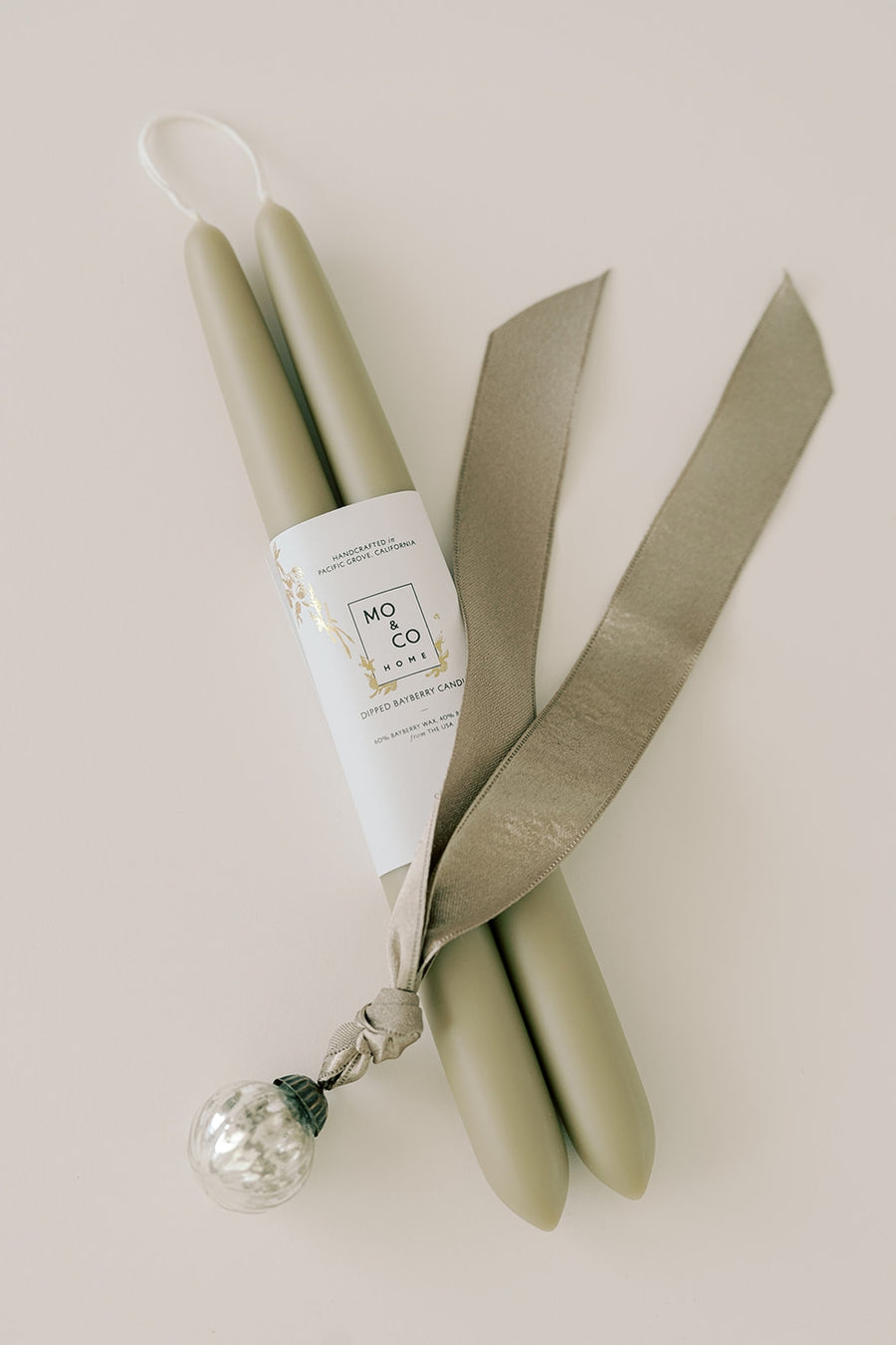 HAND DIPPED BAYBERRY CANDLE